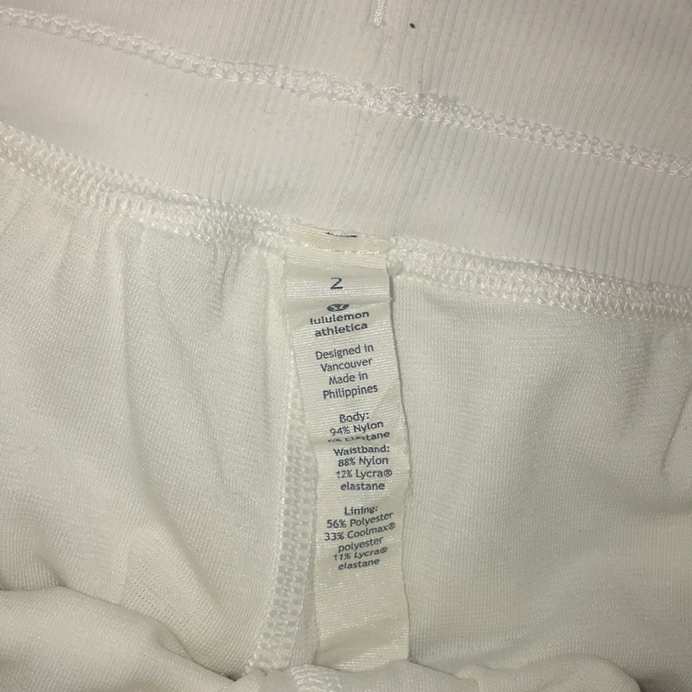 LULULEMON STUDIO CROP PANTS (WHITE) - Picture 5 of 6